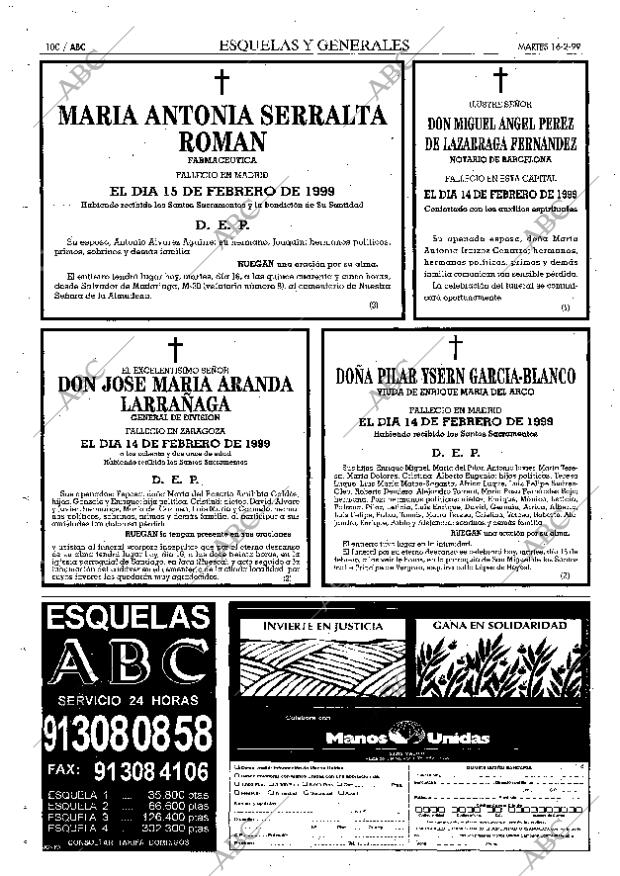 ABC MADRID 16-02-1999 página 100