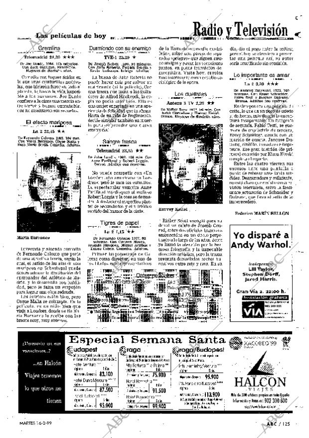 ABC MADRID 16-02-1999 página 125