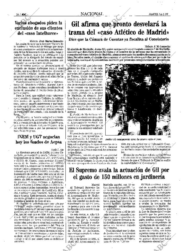 ABC MADRID 16-02-1999 página 26