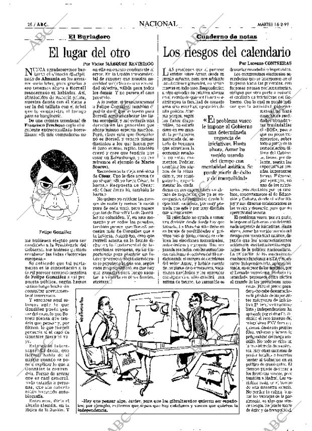 ABC MADRID 16-02-1999 página 28