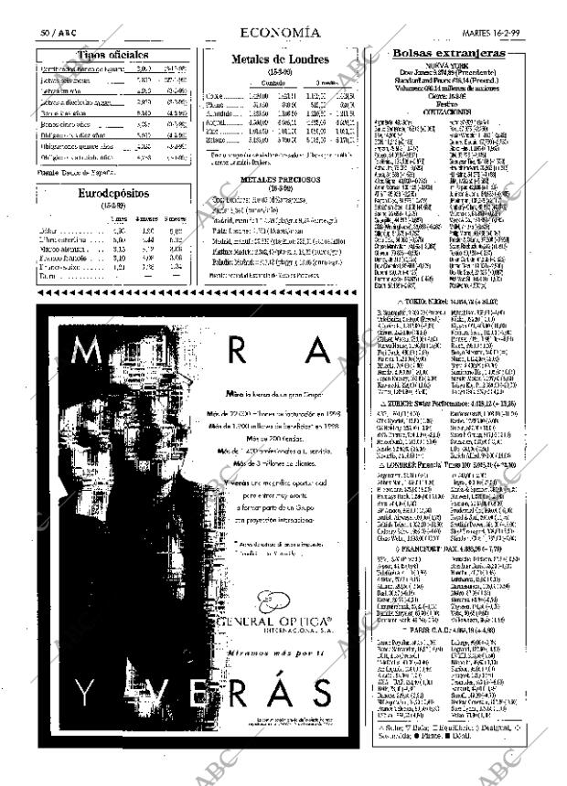 ABC MADRID 16-02-1999 página 50