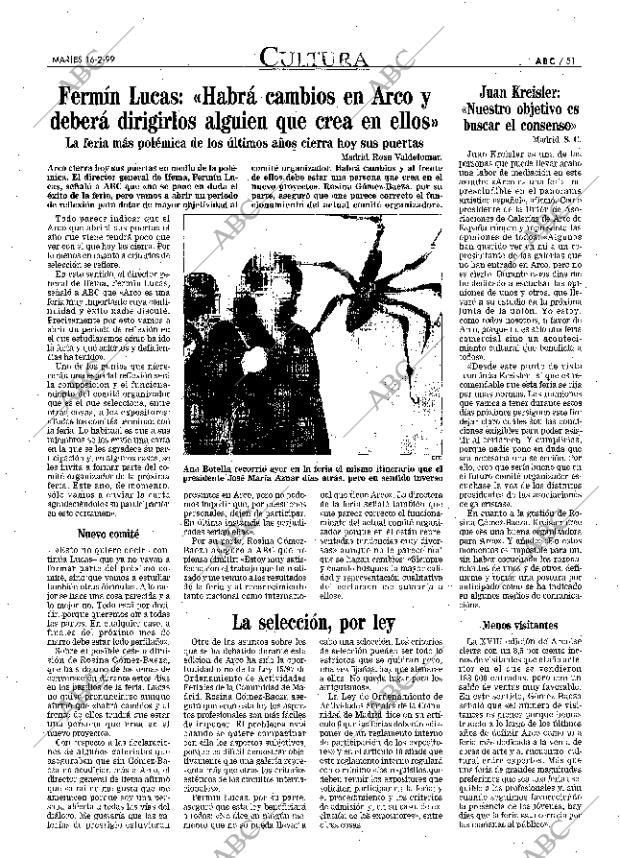 ABC MADRID 16-02-1999 página 51