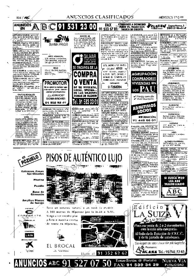 ABC MADRID 17-02-1999 página 104