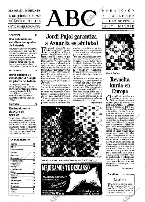 ABC MADRID 17-02-1999 página 11