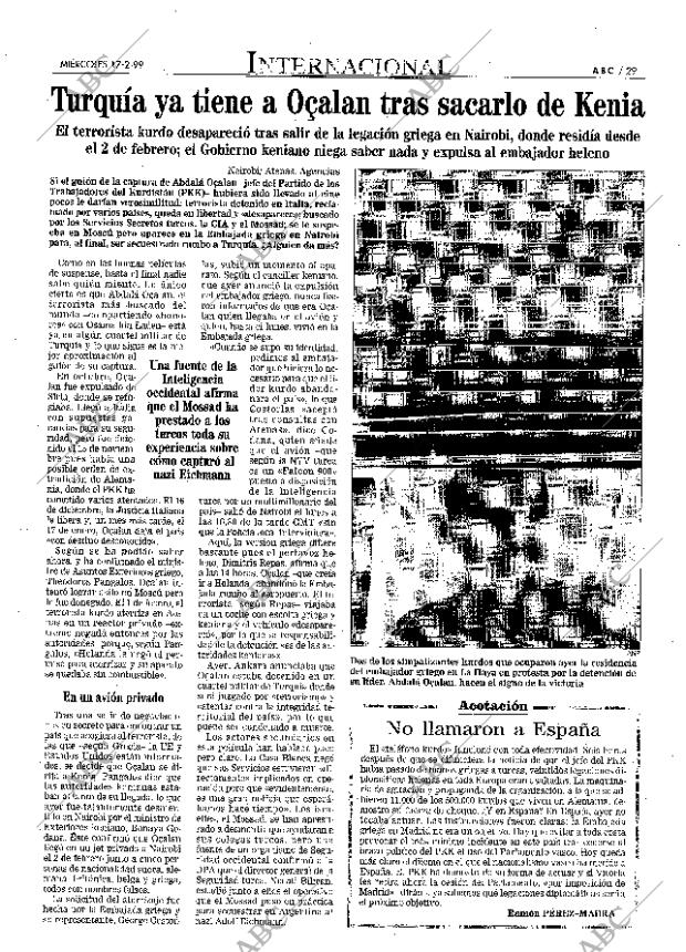 ABC MADRID 17-02-1999 página 29