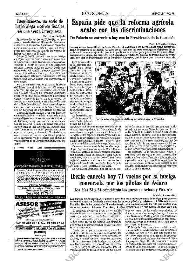 ABC MADRID 17-02-1999 página 44