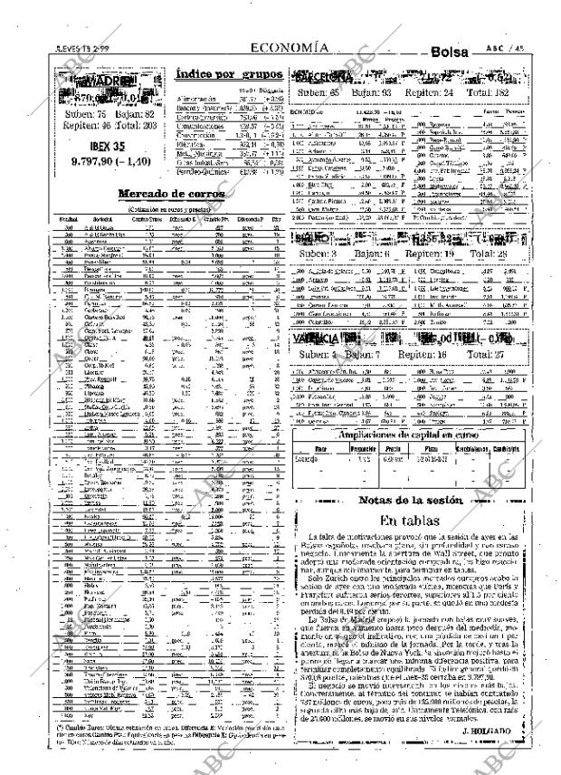 ABC MADRID 18-02-1999 página 45