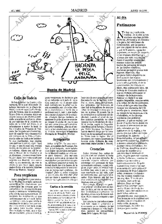 ABC MADRID 18-02-1999 página 60