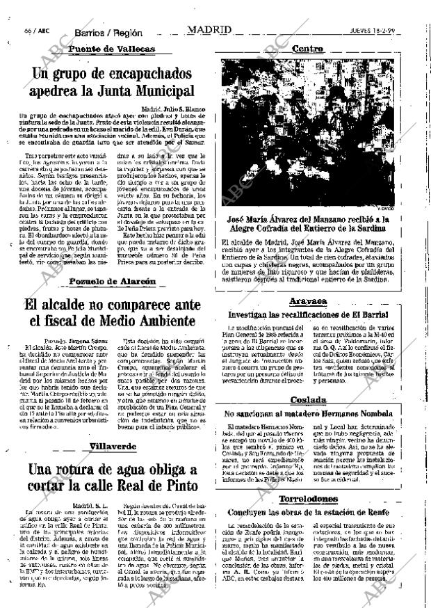 ABC MADRID 18-02-1999 página 66