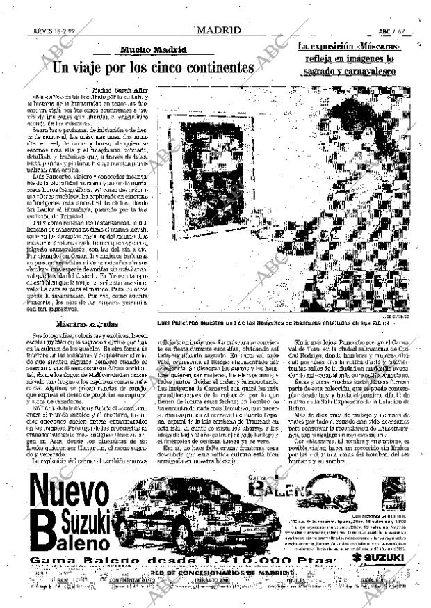 ABC MADRID 18-02-1999 página 67