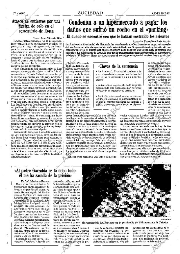 ABC MADRID 18-02-1999 página 70