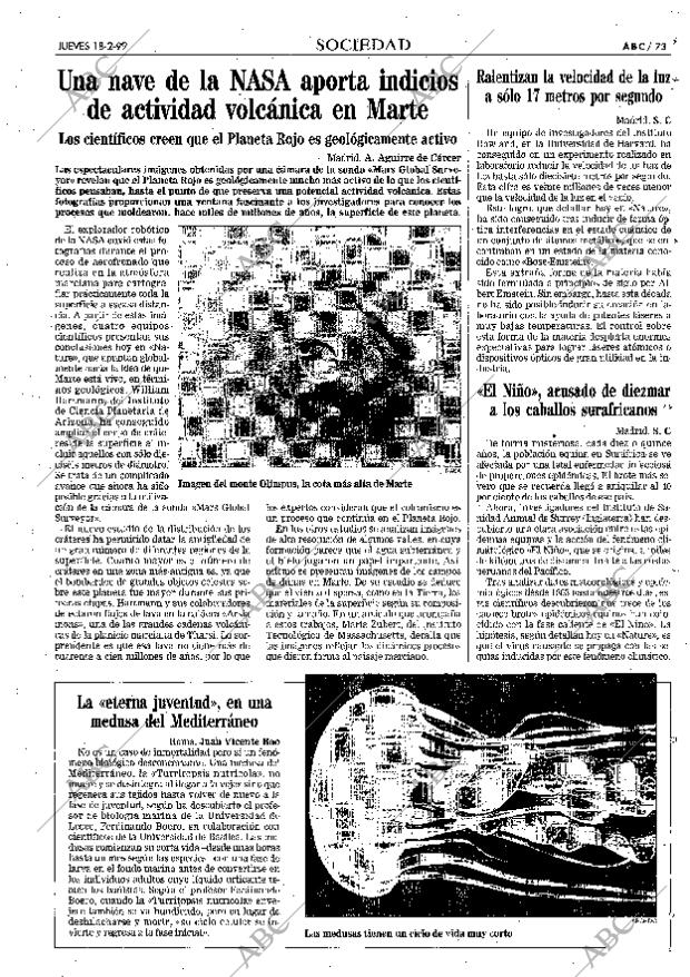 ABC MADRID 18-02-1999 página 73