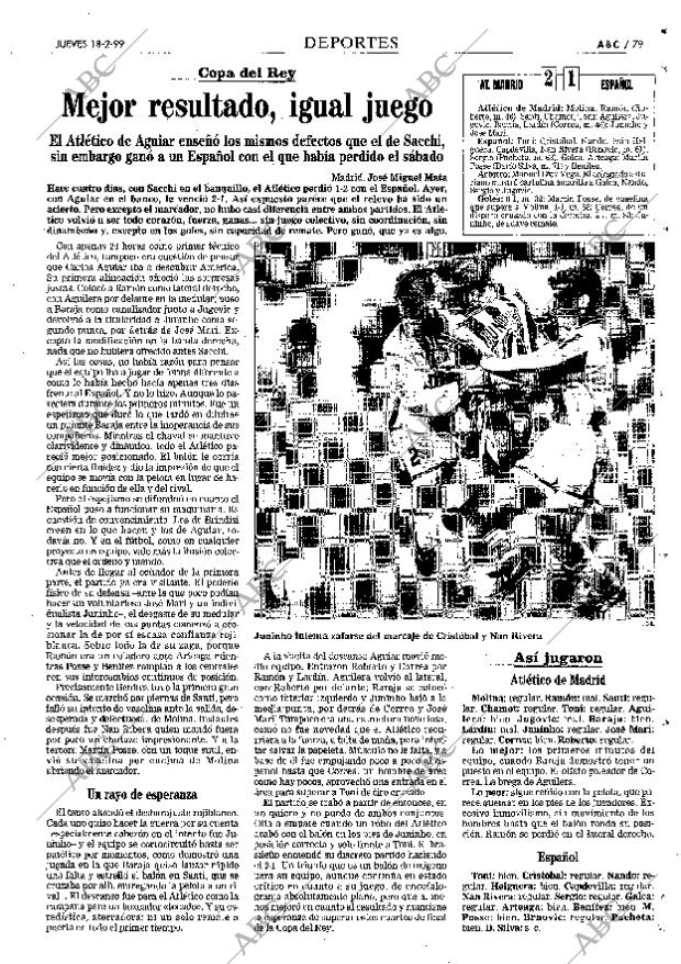 ABC MADRID 18-02-1999 página 79