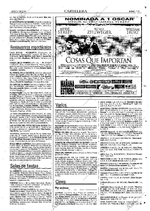 ABC MADRID 18-02-1999 página 91