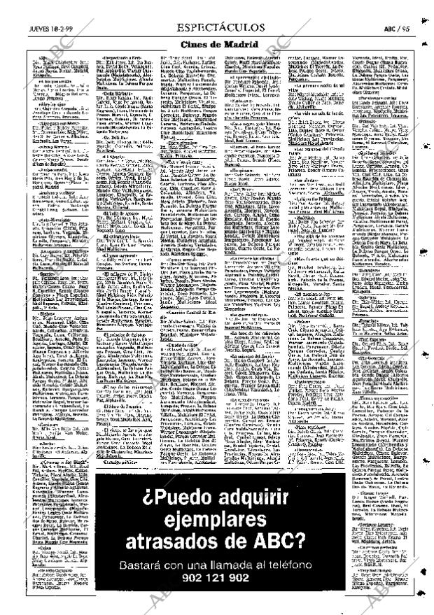 ABC MADRID 18-02-1999 página 95
