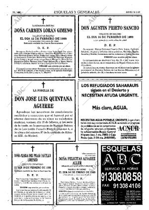 ABC MADRID 18-02-1999 página 98