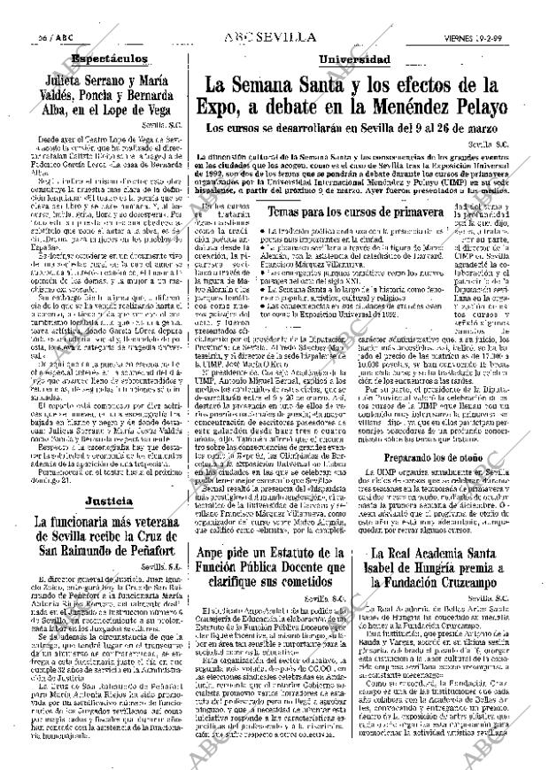 ABC SEVILLA 19-02-1999 página 56