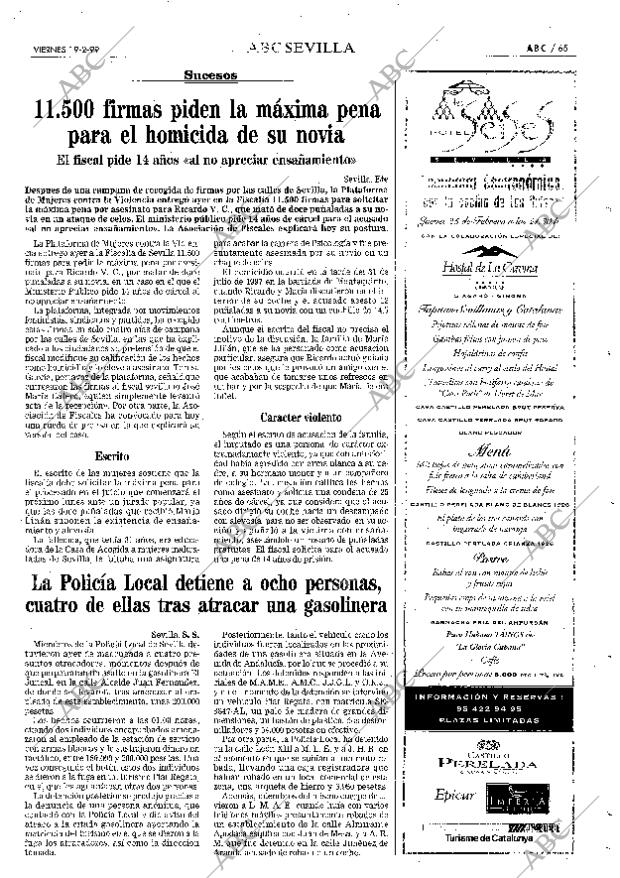 ABC SEVILLA 19-02-1999 página 65