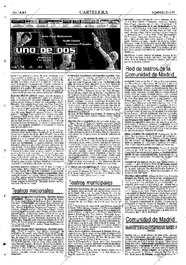 ABC MADRID 21-02-1999 página 104