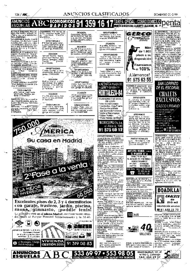 ABC MADRID 21-02-1999 página 124
