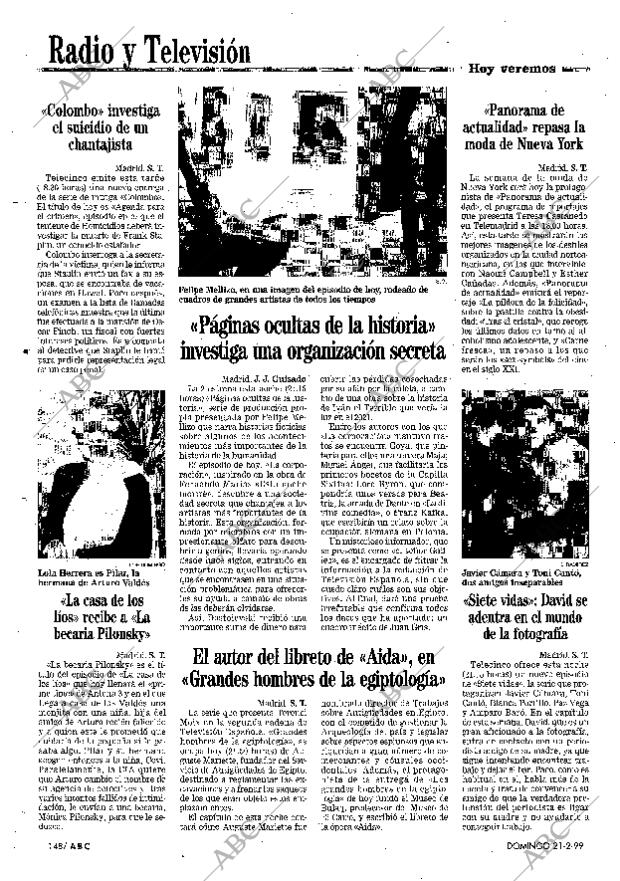 ABC MADRID 21-02-1999 página 148