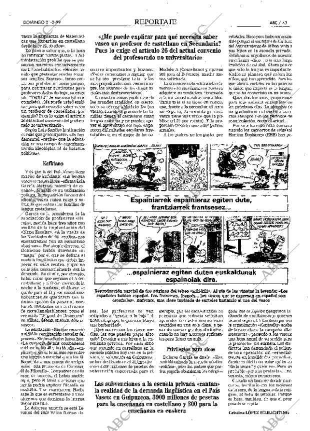 ABC MADRID 21-02-1999 página 43