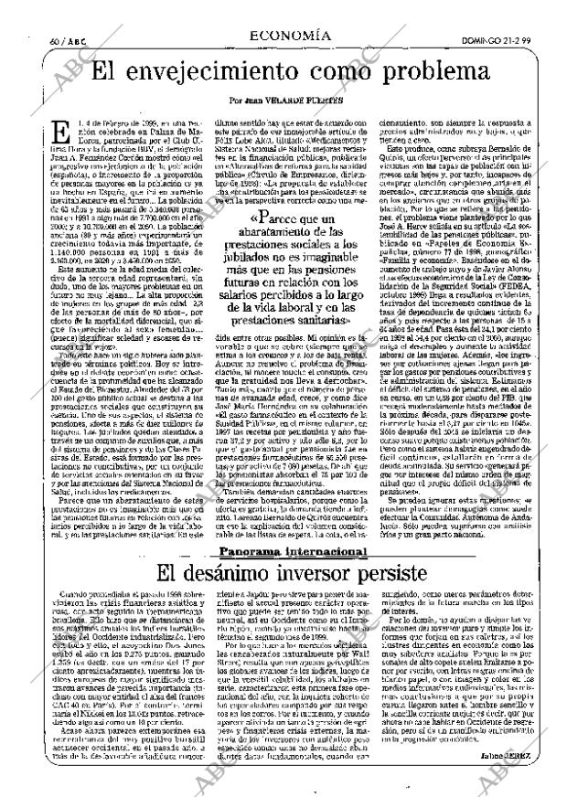 ABC MADRID 21-02-1999 página 60