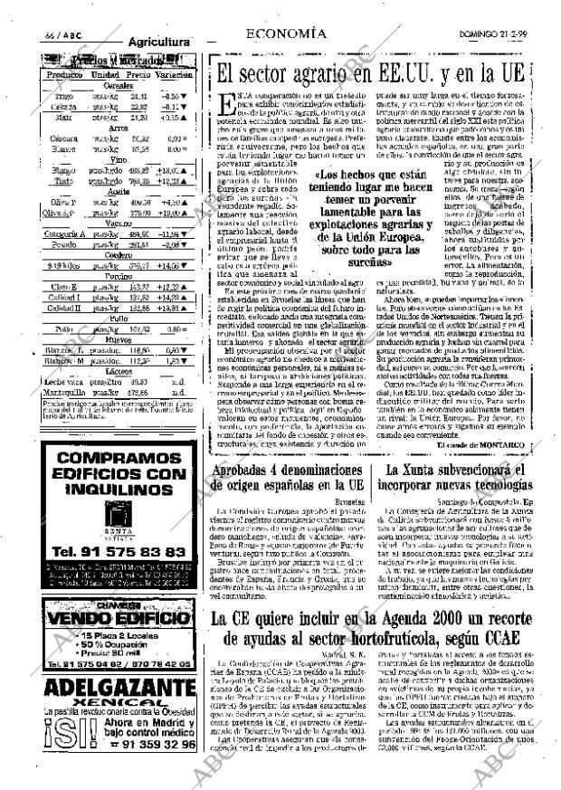 ABC MADRID 21-02-1999 página 66