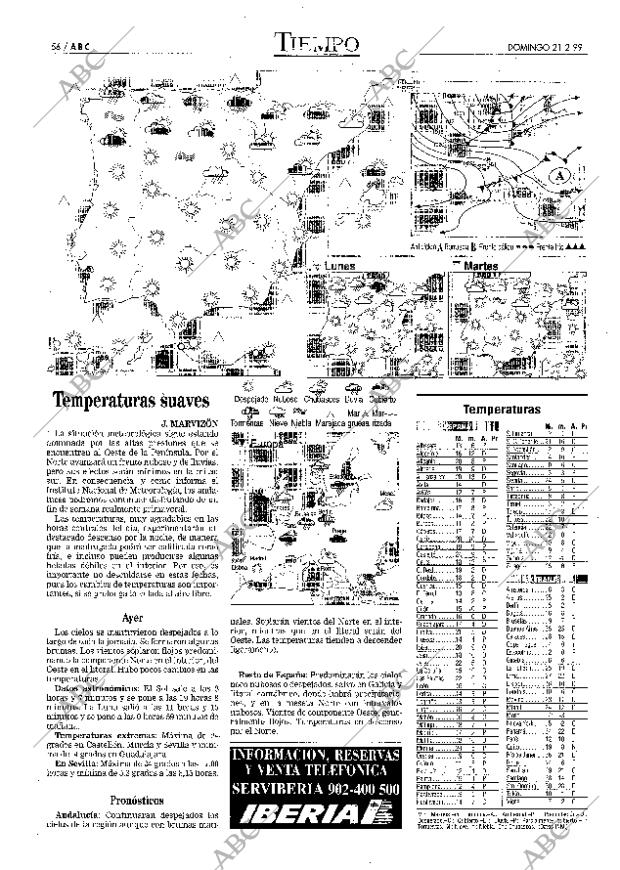 ABC SEVILLA 21-02-1999 página 56