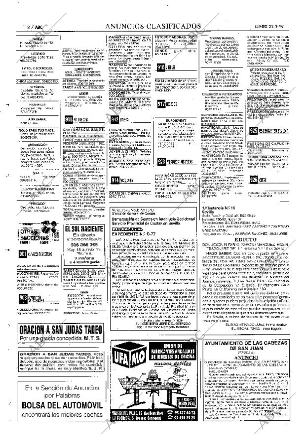 ABC SEVILLA 22-02-1999 página 118