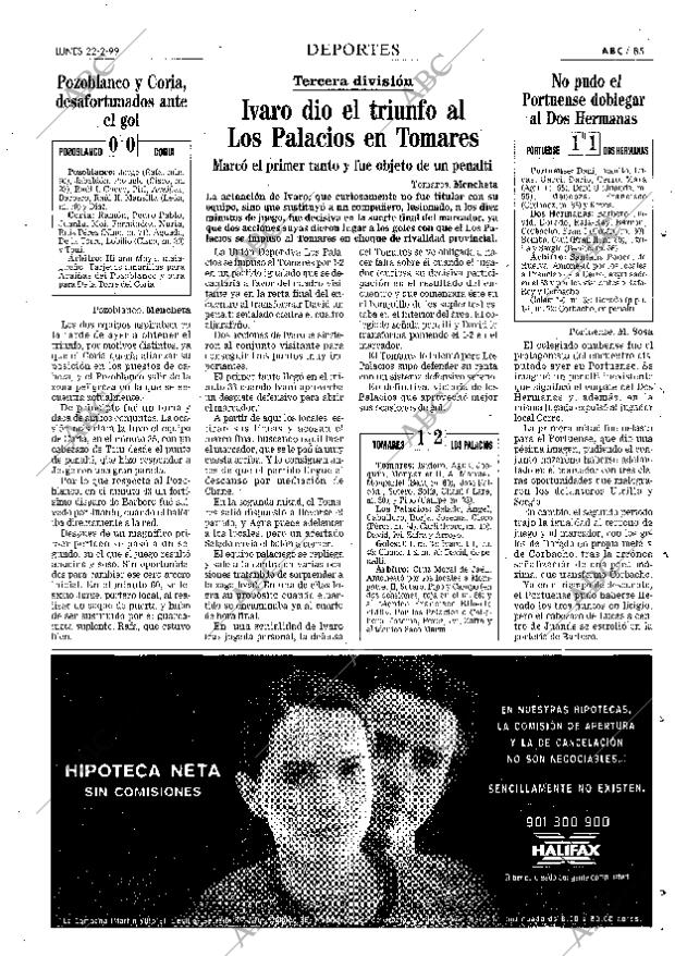 ABC SEVILLA 22-02-1999 página 85