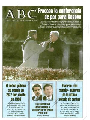 ABC MADRID 24-02-1999 página 1