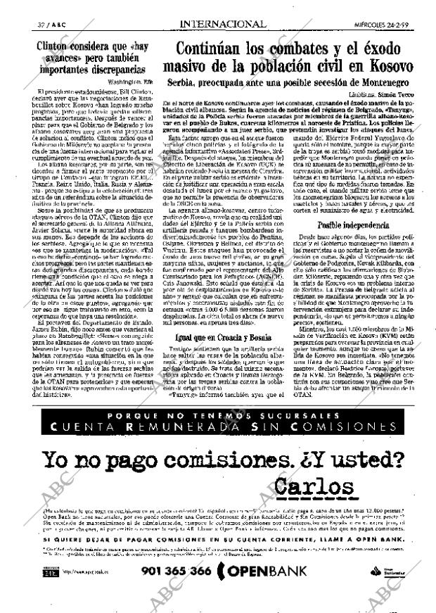 ABC MADRID 24-02-1999 página 32