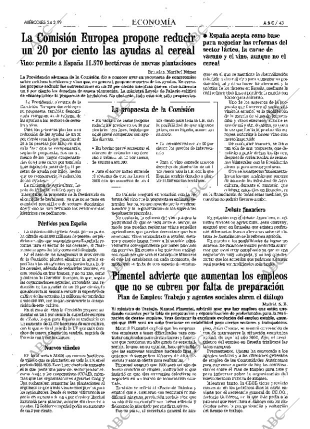 ABC MADRID 24-02-1999 página 43