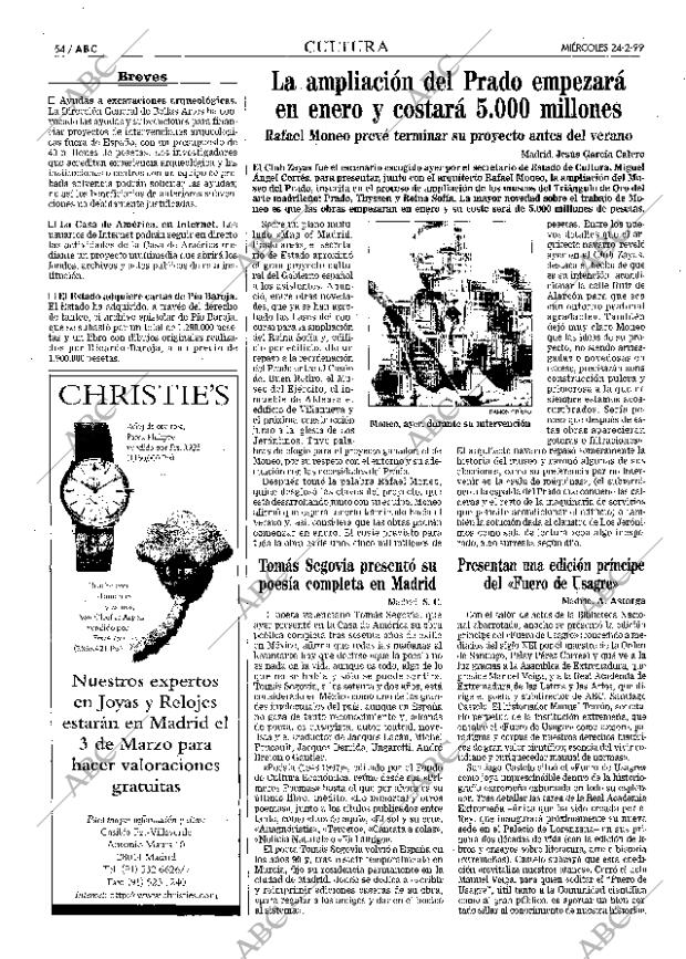 ABC MADRID 24-02-1999 página 54