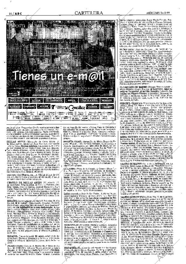 ABC MADRID 24-02-1999 página 86