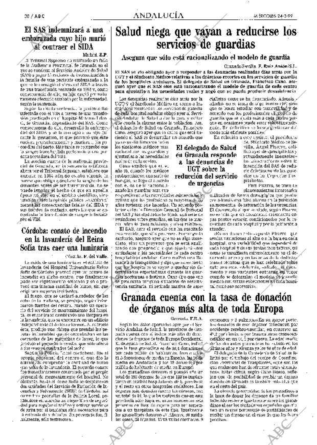 ABC SEVILLA 24-02-1999 página 38