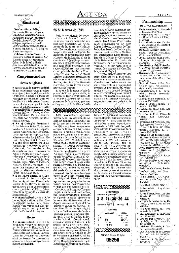 ABC SEVILLA 26-02-1999 página 69
