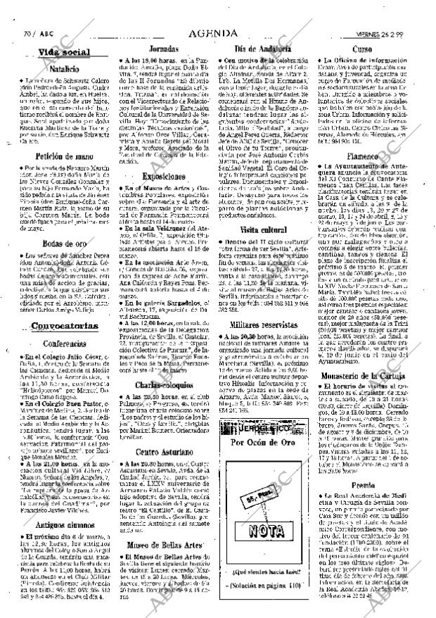 ABC SEVILLA 26-02-1999 página 70