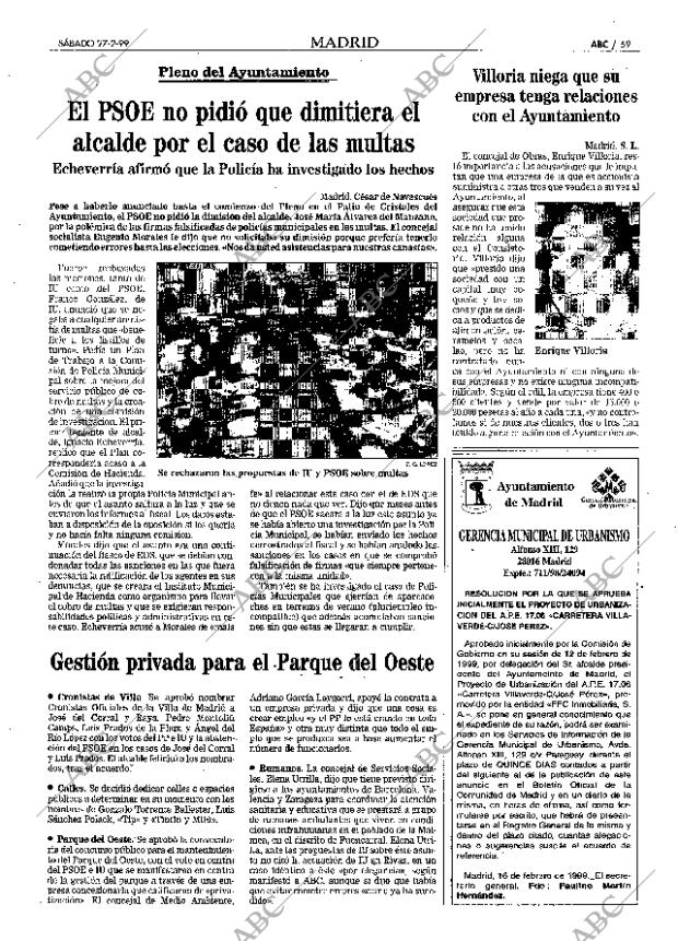 ABC MADRID 27-02-1999 página 59