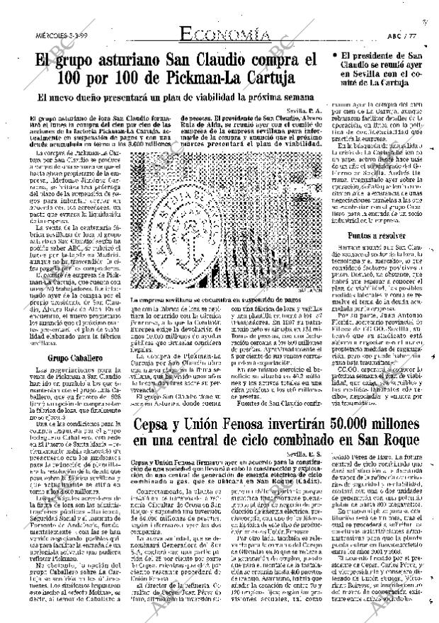 ABC SEVILLA 03-03-1999 página 77