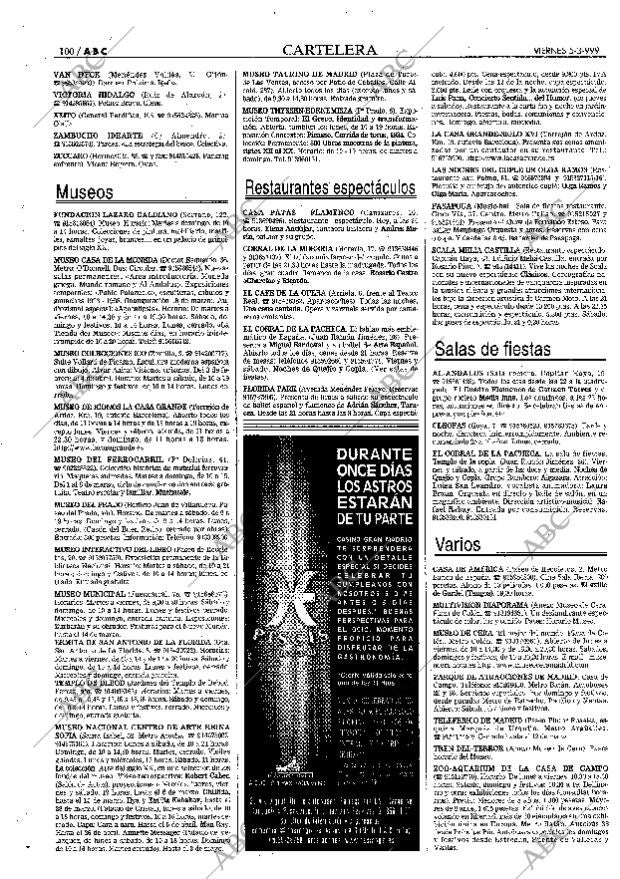 ABC MADRID 05-03-1999 página 100