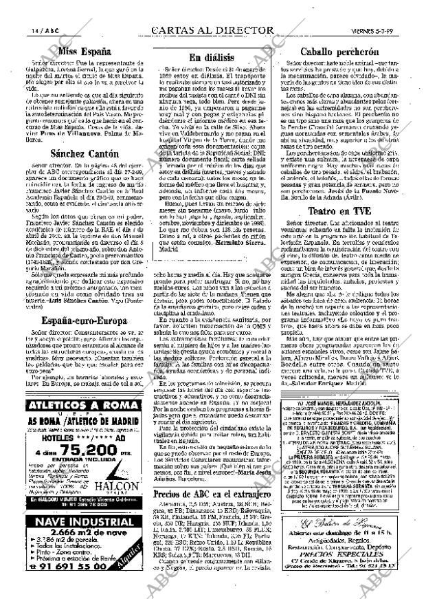 ABC MADRID 05-03-1999 página 14