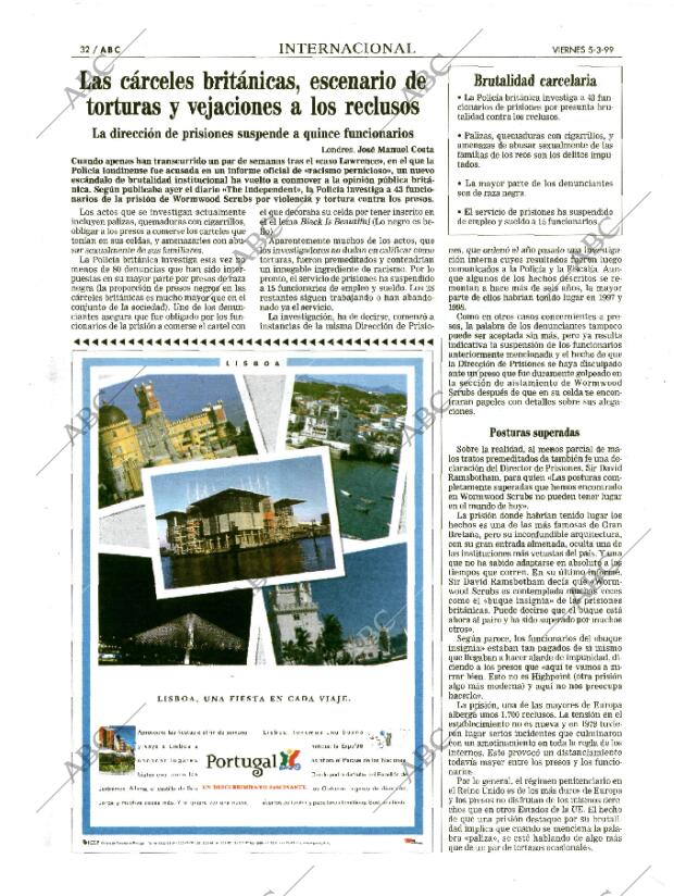ABC MADRID 05-03-1999 página 32