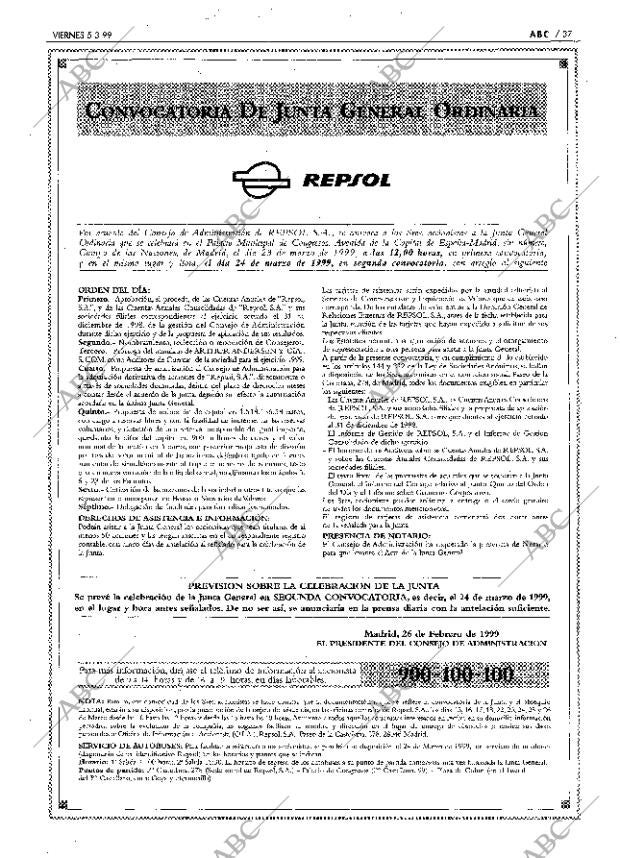 ABC MADRID 05-03-1999 página 37