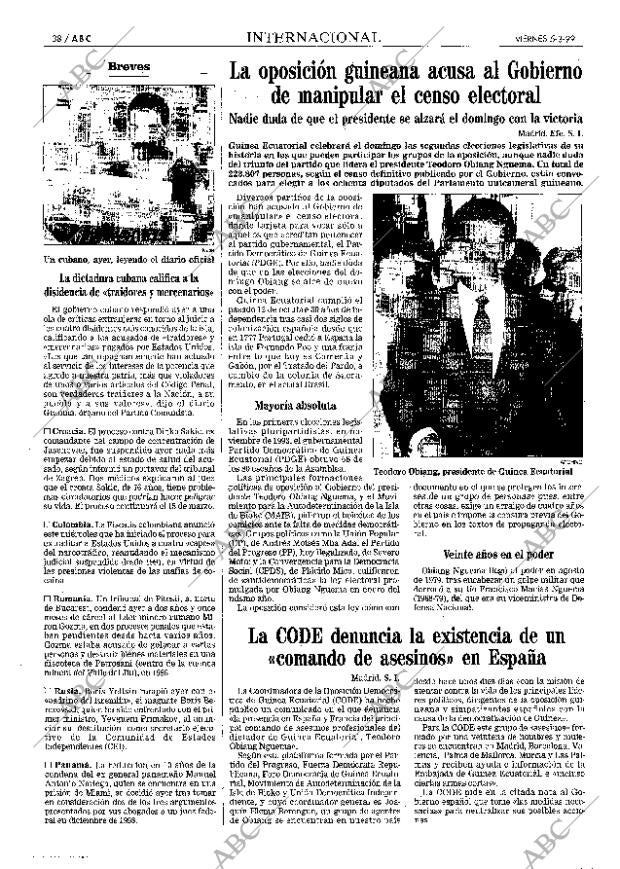 ABC MADRID 05-03-1999 página 38