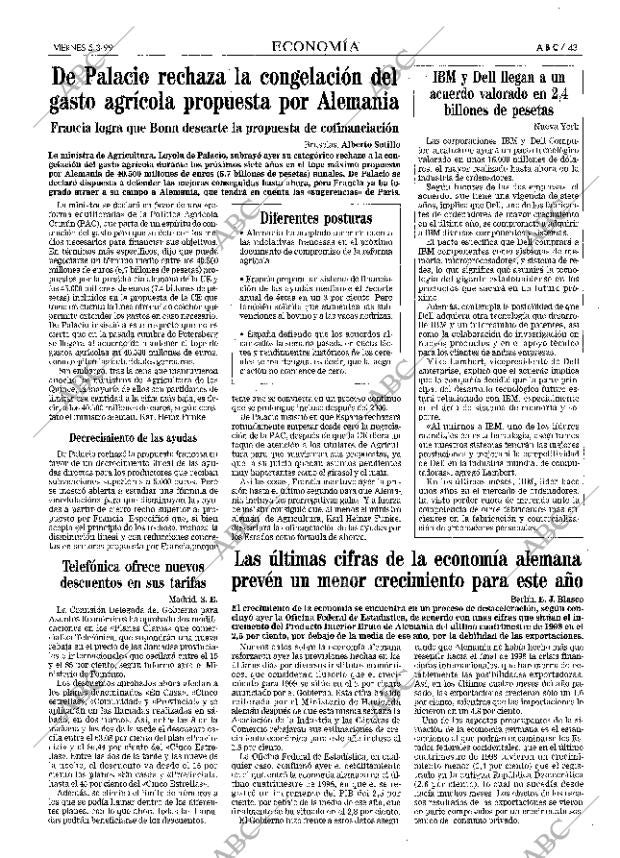 ABC MADRID 05-03-1999 página 43