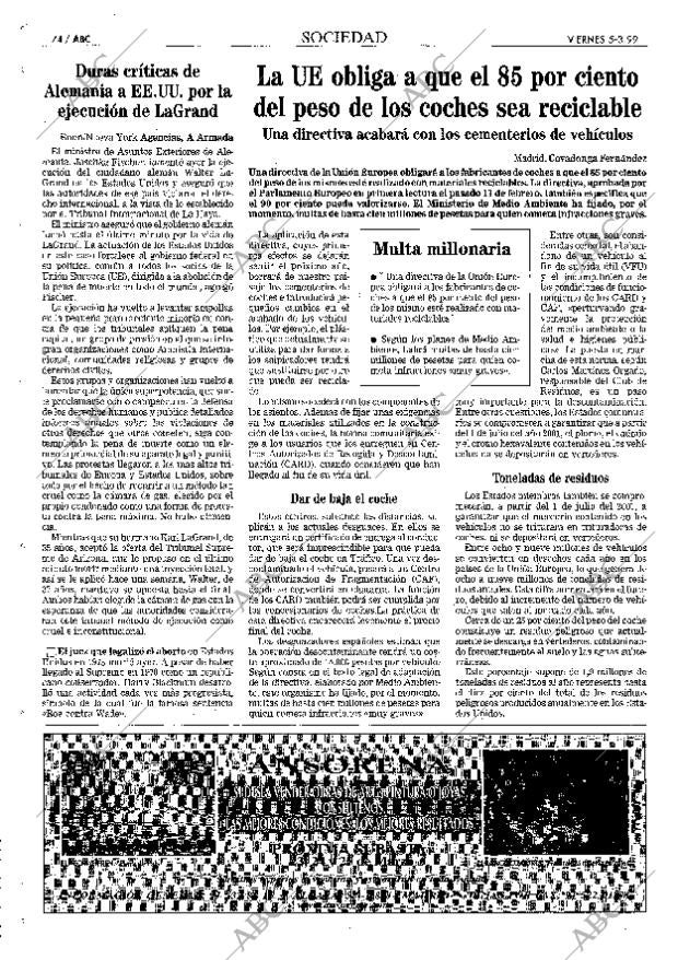 ABC MADRID 05-03-1999 página 74