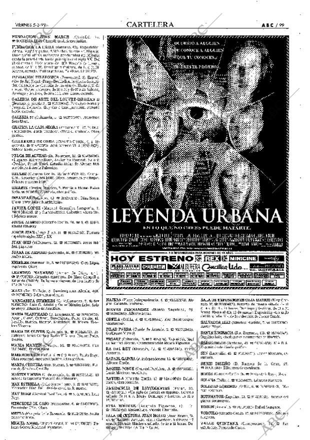 ABC MADRID 05-03-1999 página 99
