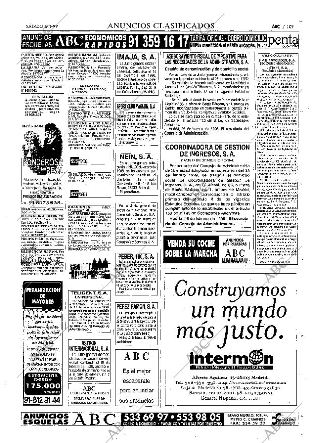 ABC MADRID 06-03-1999 página 109